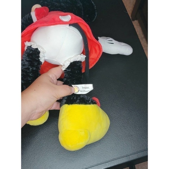 Walt Disney World Minnie Mouse Plush/Red & White Polka Dots/17" Tall - Picture 3 of 5